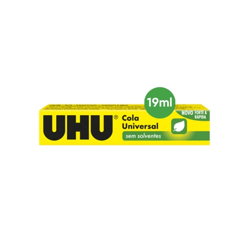 Cola Universal UHU sem solventes 19ml