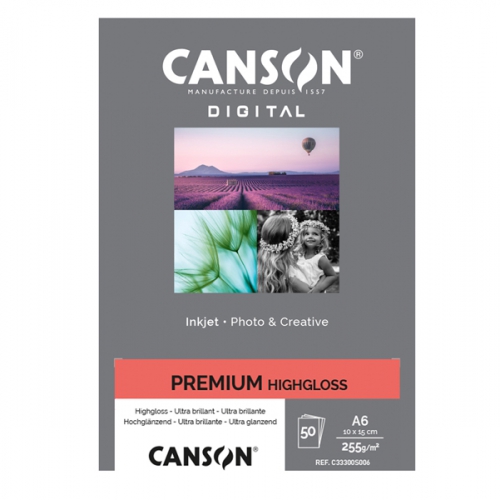 Papel Fotográfico Canson Premium Highgloss 10x15cm