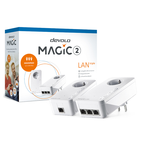 Powerline Devolo Magic 2 LAN Triple Starter Kit