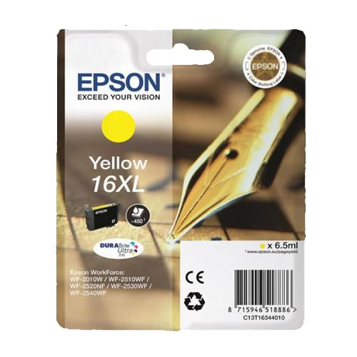 Tinteiro Original Epson 16 XL Amarelo