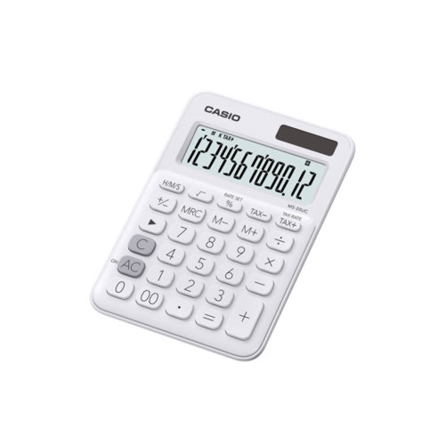 Calculadora de Secretária Casio MS-20UC Branco