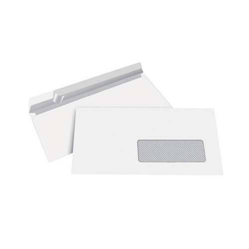 Envelopes 110x220mm com janela Pack 25un