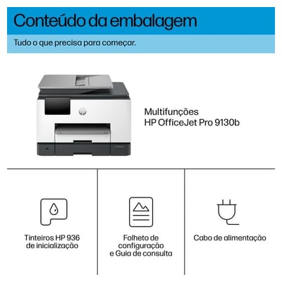 Multifunções HP OfficeJet Pro 9130b WiFi