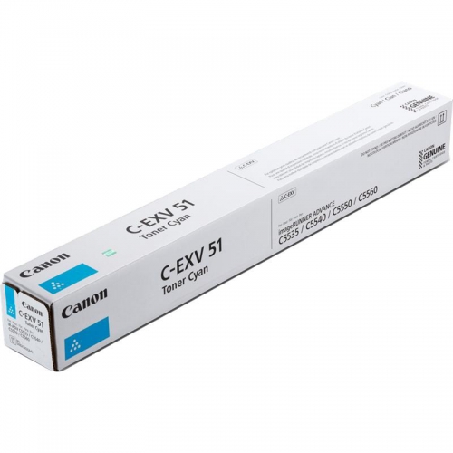 Toner Original Canon C-EXV51 Ciano