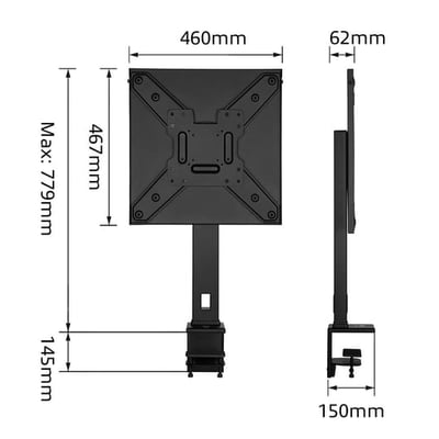 Suporte para TV Ewent - Tvs até 139,7 cm (55")