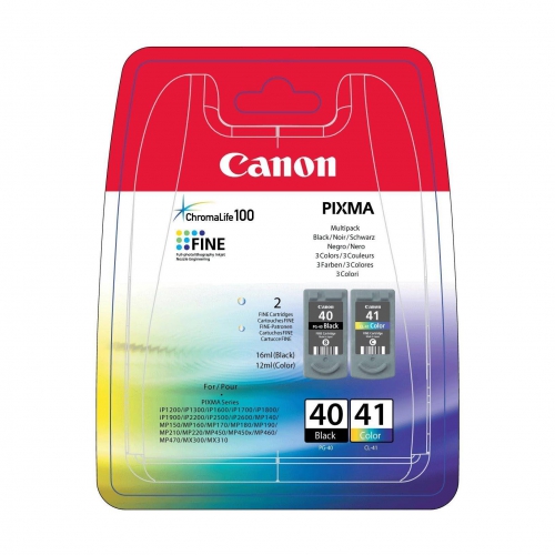 Pack Tinteiros Original Canon PG-40 e CL-41