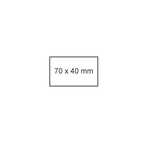 Rolo Etiquetas Térmicas 70x40mm - rolo c/ 1000un