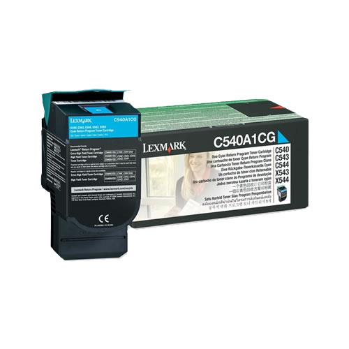 Toner Original Lexmark C540A Ciano