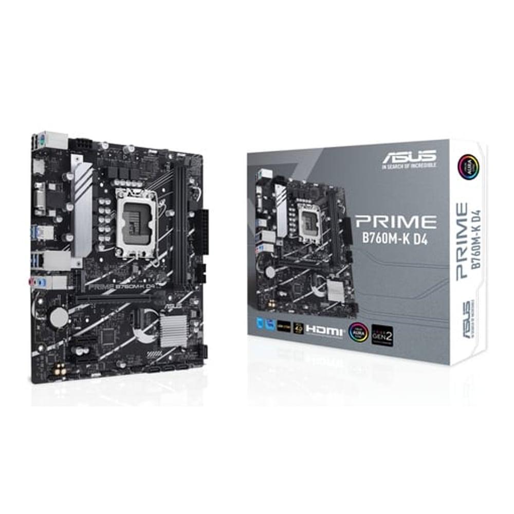 Asus PRIME B760M-K D4 Intel B760 LGA 1700 micro ATX