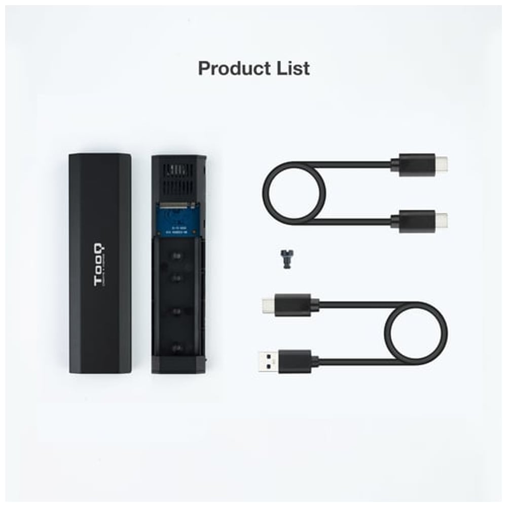 Caixa disco externo TooQ SHURA SSD M.2