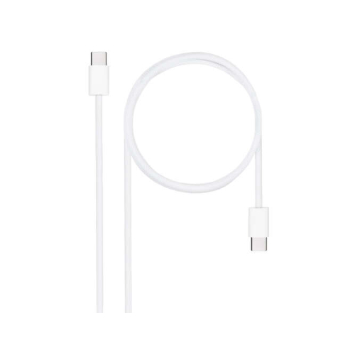 Cabo USB-C - USB-C 2.0 Branco 1mt