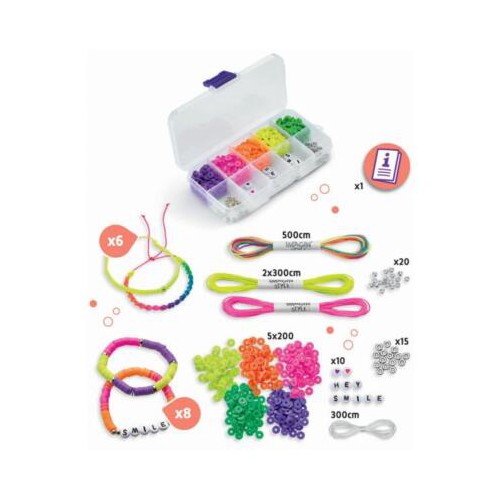 Kit Criativo Maped ImaginStyle - Pulseiras Neon