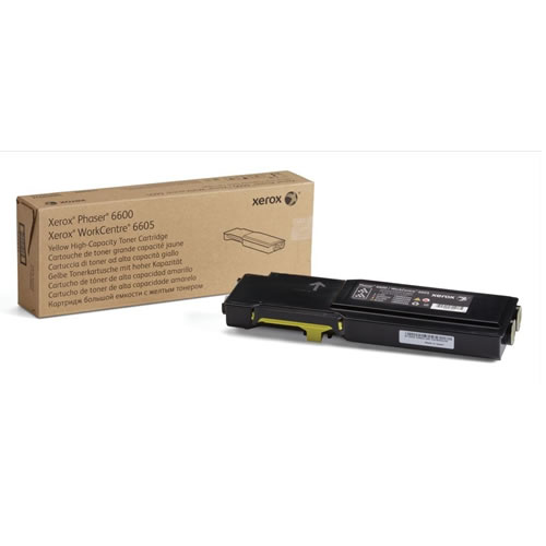 Toner Original Xerox Phaser 6600 Amarelo