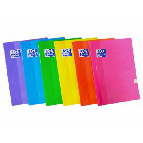 Caderno Agrafado Oxford Colours A4 Quadric 90gr