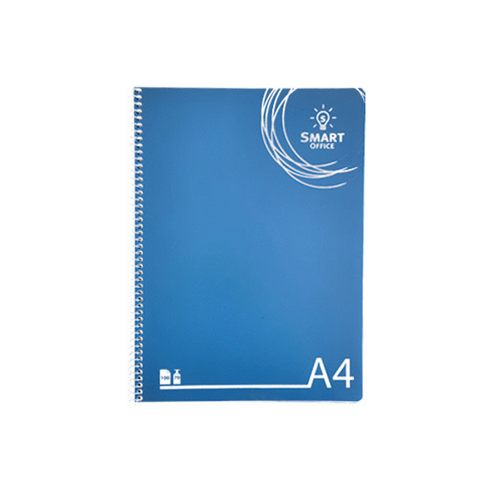 Caderno Espiral Capa Plástico A4 Pautado 100f - 10un