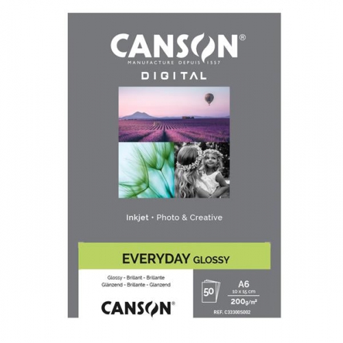 Papel Fotográfico Canson Everyday Glossy 10.2x12.5