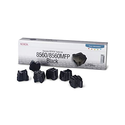 Tinta Sólida Original Xerox 8560AN Preto Pack 6