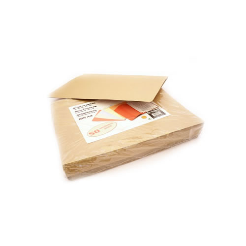 Dossier Cartolina Simples 314x235mm Kraft Pack 50