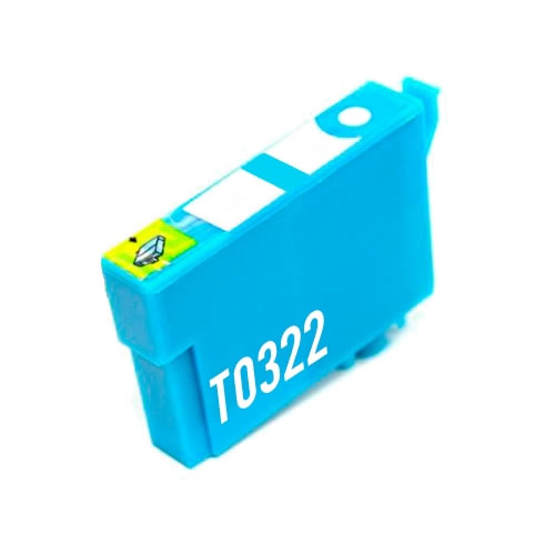 Tinteiro Compatível Epson T0322 Ciano