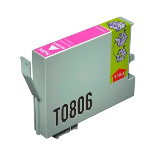 Tinteiro Compatível Epson T0806 Magenta Claro