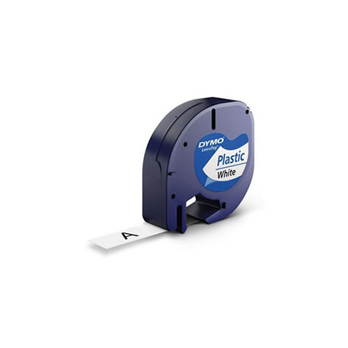 Fita Gravação Orig. Dymo 12mmx3,5m Preto/Branco
