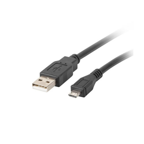 Cabo USB 2.0 A/M para Micro USB Preto - 50cm