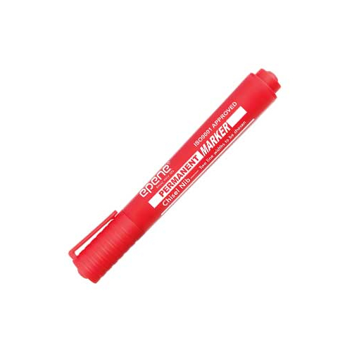 Marcador Perm. Epene EP11-2002 2mm Vermelho Pack 12