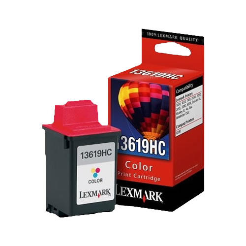 Tinteiro Original Lexmark 13619HC Cores