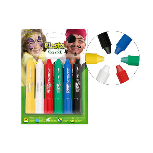 Barra Maquilhagem Facial Stick 6 cores sortidas