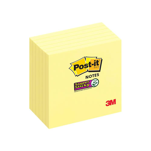 Bloco Adesivo Post-it 76x76mm 100fls - Pack 12