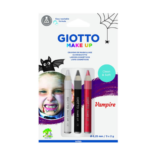 Lápis Facial Giotto Make Up Vampiro 3un