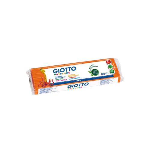 Plasticina Giotto Patplume 350gr - Laranja