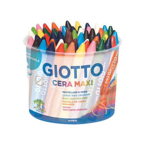 Lápis de Cera Giotto Maxi - Copo c/ 60un