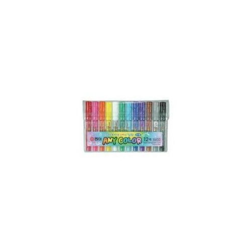 Marcador Grosso Any-Color 12 Cores