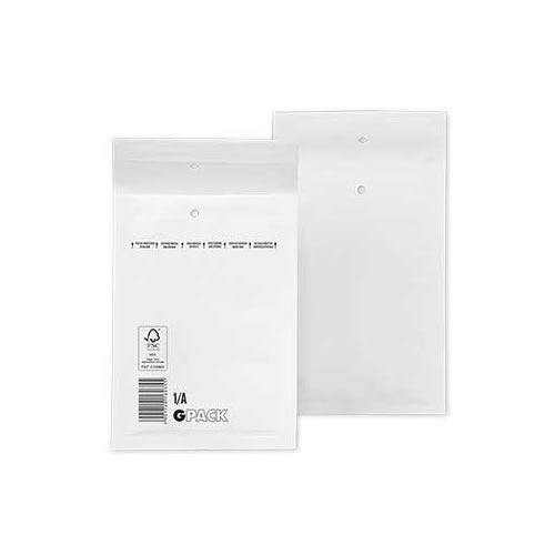 Envelopes Air-Bag 105x165mm Branco Pack 200un.