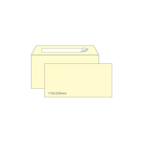 Envelopes Conqueror Vergê Creme 110x220mm - 50un