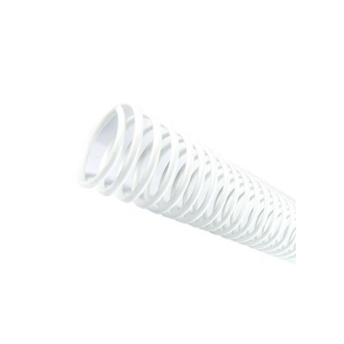 Argolas Espiral Metal Passo 5:1 06mm Cx100 Branco