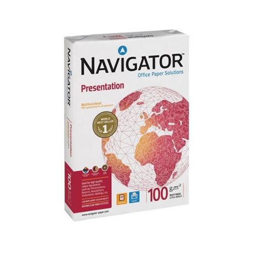Papel Fotoc. A4 100g Navigator Presentation 1x500f