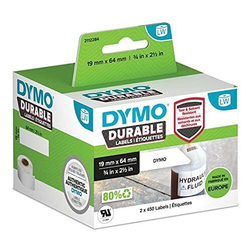 Fita Dymo Etiquetas Alta Resistência 