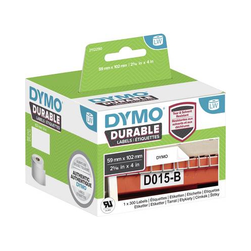 Fita Dymo Autoadesiva 59mm x 102mm