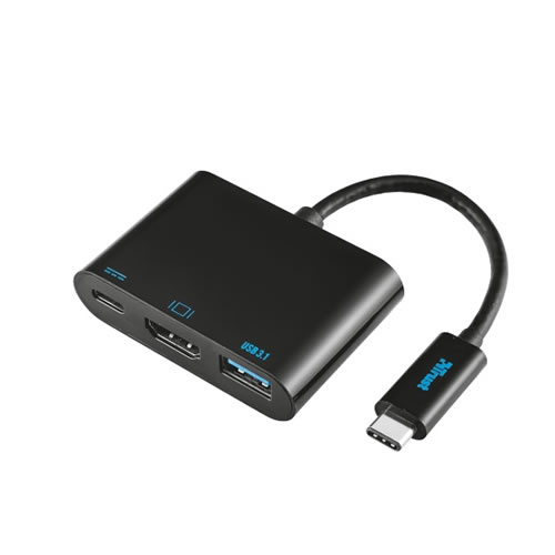 Adaptador TRUST Multiportas USB-C USB3.1 HDMI 