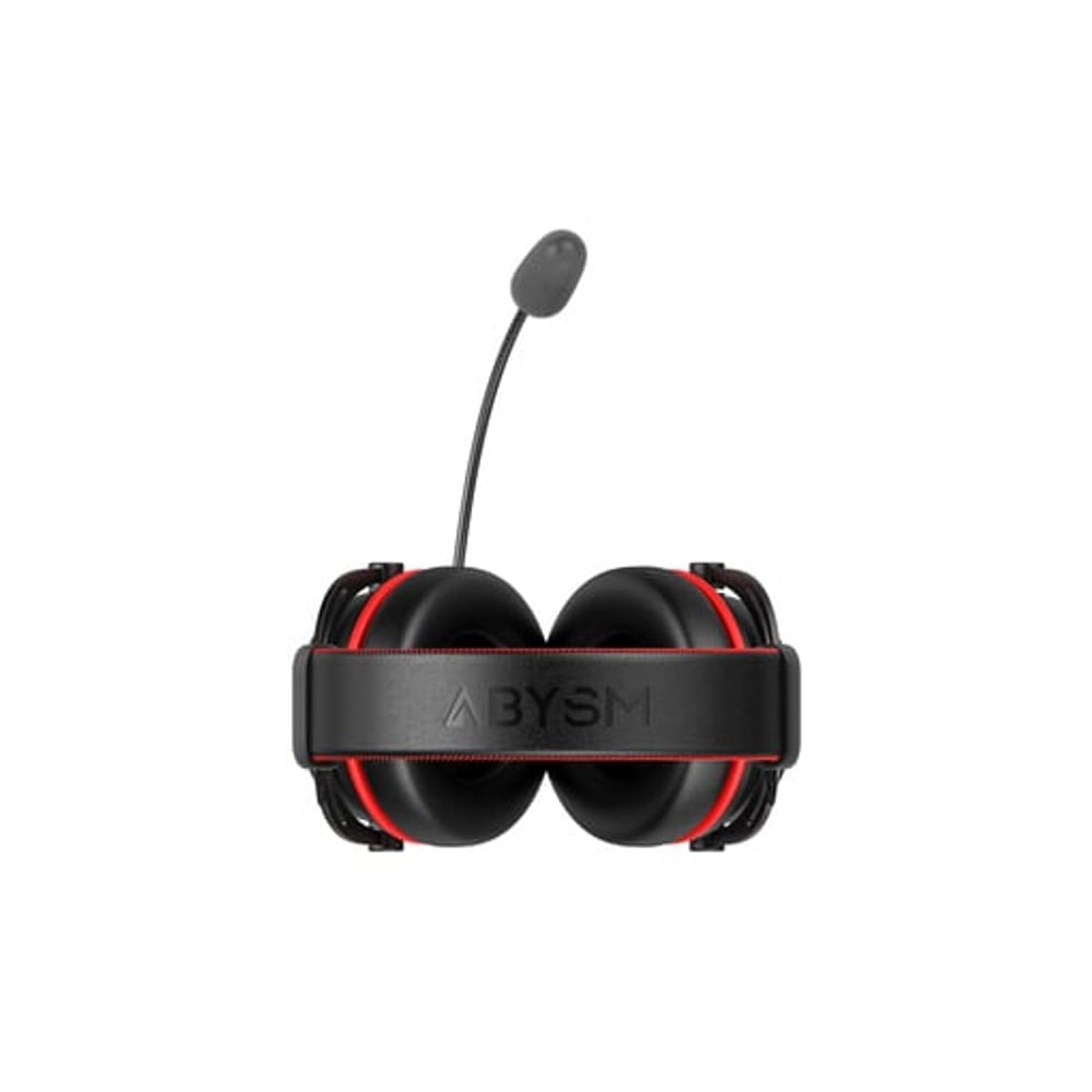 Auscultadores Gaming ABYSM AG700 Pro 7.1 Com Fios, Preto e Vermelho