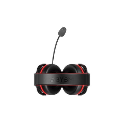 Auscultadores Gaming ABYSM AG700 Pro 7.1 Com Fios, Preto e Vermelho
