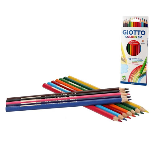 Lápis de Cor Giotto Colors 3.0 - Cx 12un