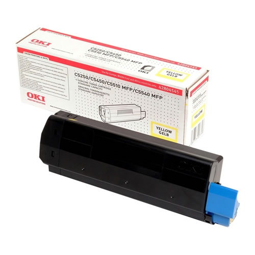 Toner Original OKI C5250/C5450 Amarelo