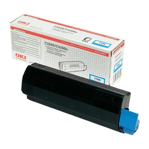 Toner Original OKI C3200 Ciano