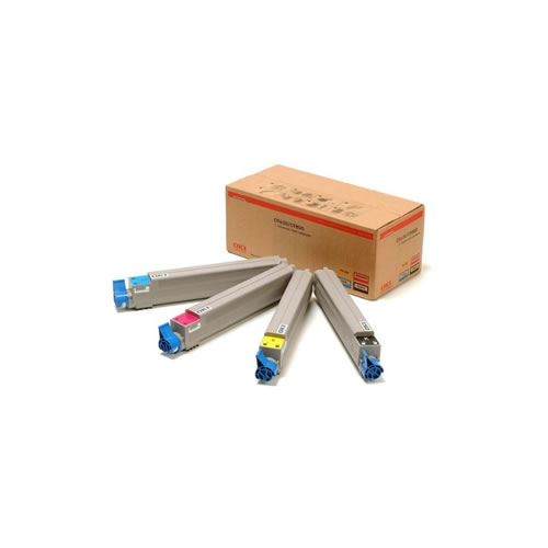 Kit 4 Toners Original OKI C9600/9650/C9800 4 Cores
