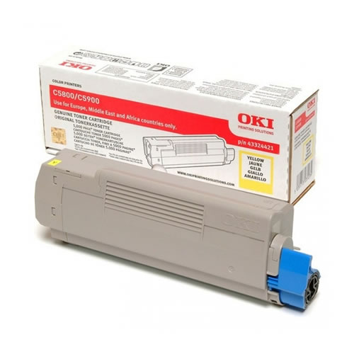 Toner Original OKI C5800n Amarelo