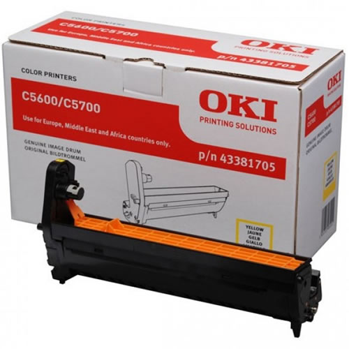 Tambor Original OKI C5600n/C5600dn Amarelo