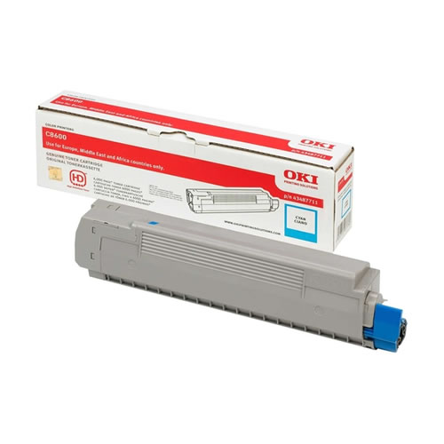 Toner Original OKI C8600n Ciano